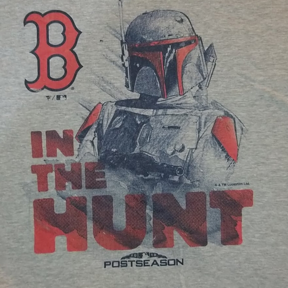 COPY - Boba Fett Star Wars Boston Red Sox tshirt - Picture 2 of 4